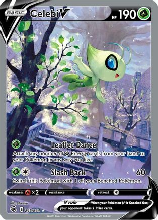 Celebi V (Alternate Full Art) - SWSH08: Fusion Strike #245