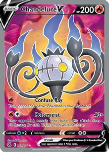 Chandelure V (Full Art) - SWSH08: Fusion Strike #247