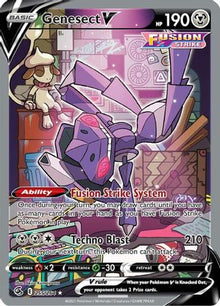 Genesect V (Alternate Full Art) - SWSH08: Fusion Strike #255