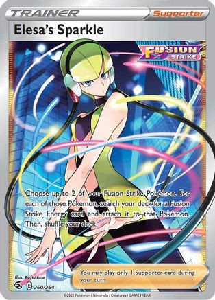 Elesa's Sparkle (Full Art) - SWSH08: Fusion Strike #260