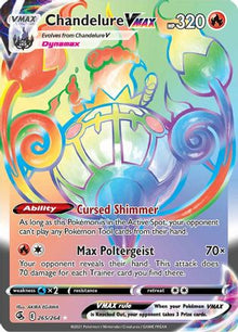 Chandelure VMAX (Secret) - SWSH08: Fusion Strike #265