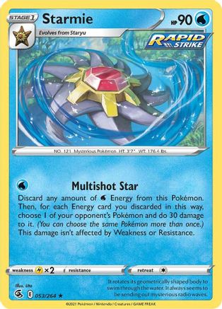 Starmie - SWSH08: Fusion Strike #053