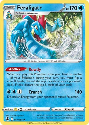 Feraligatr - SWSH08: Fusion Strike #057