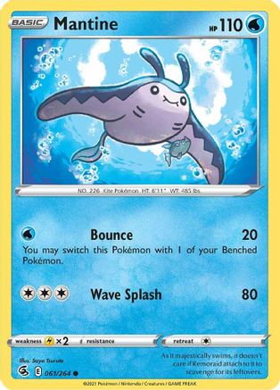 Mantine - SWSH08: Fusion Strike #061