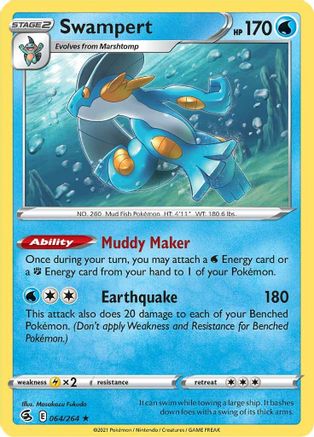 Swampert - SWSH08: Fusion Strike #064