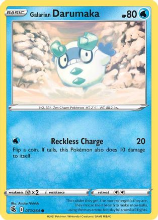 Galarian Darumaka - SWSH08: Fusion Strike #071