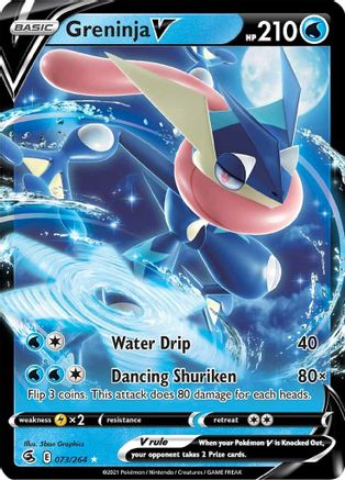 Greninja V - SWSH08: Fusion Strike #073