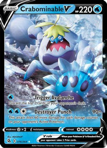 Crabominable V - SWSH08: Fusion Strike #076