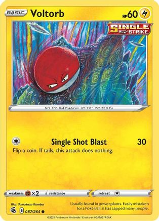 Voltorb - SWSH08: Fusion Strike #087