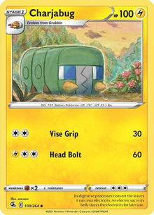 Charjabug - SWSH08: Fusion Strike #100