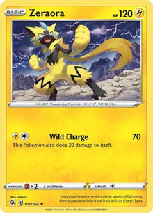 Zeraora - SWSH08: Fusion Strike #102