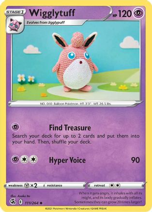 Wigglytuff - SWSH08: Fusion Strike #111