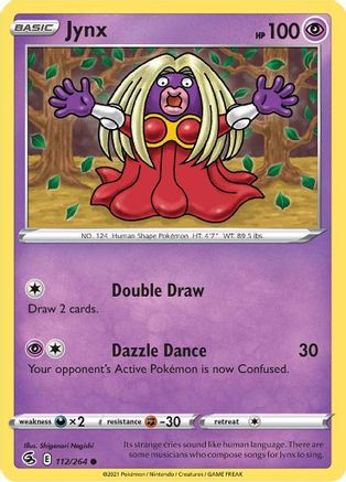 Jynx - SWSH08: Fusion Strike #112