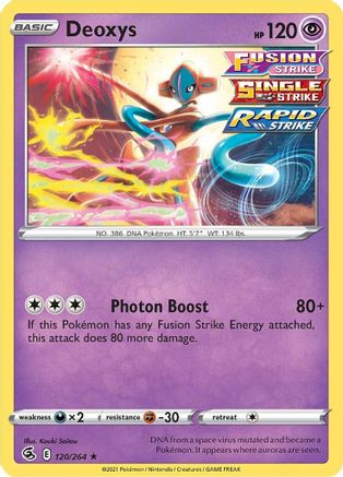 Deoxys - SWSH08: Fusion Strike #120