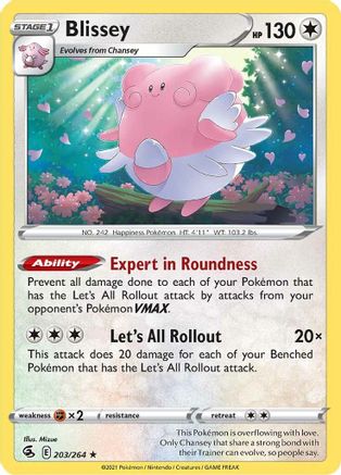 Blissey - SWSH08: Fusion Strike #203