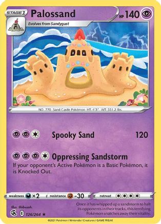 Palossand - SWSH08: Fusion Strike #126