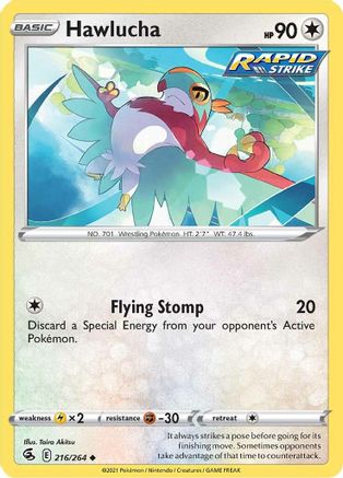 Hawlucha - SWSH08: Fusion Strike #216