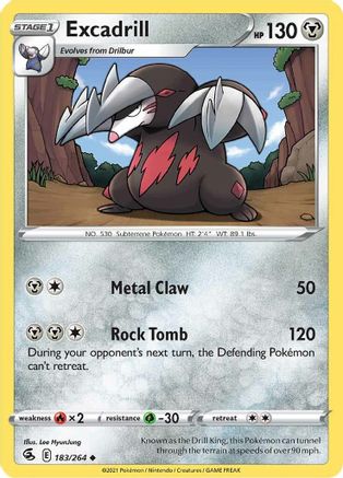Excadrill - SWSH08: Fusion Strike #183
