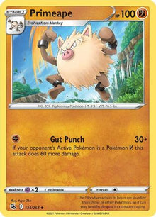 Primeape - SWSH08: Fusion Strike #134