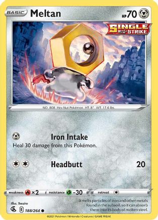 Meltan - SWSH08: Fusion Strike #188