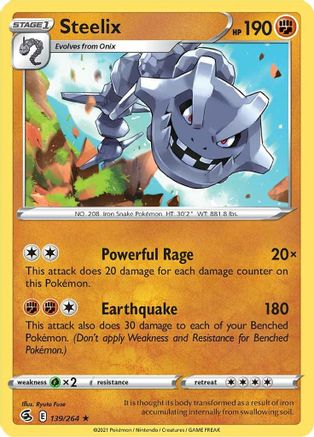 Steelix - SWSH08: Fusion Strike #139