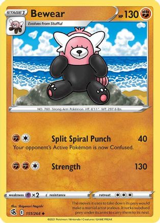 Bewear - SWSH08: Fusion Strike #151