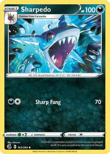 Sharpedo - SWSH08: Fusion Strike #163