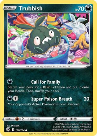 Trubbish - SWSH08: Fusion Strike #168