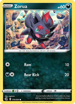 Zorua - SWSH08: Fusion Strike #170