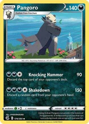 Pangoro - SWSH08: Fusion Strike #174
