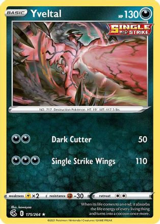Yveltal - SWSH08: Fusion Strike #175