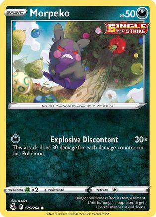 Morpeko (179) - SWSH08: Fusion Strike #179
