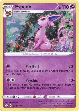 Espeon - SWSH174 - SWSH: Sword & Shield Promo Cards #SWSH174