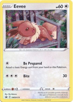 Eevee - SWSH175 - SWSH: Sword & Shield Promo Cards #SWSH175