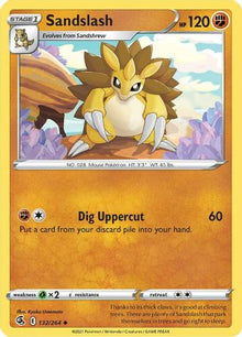 Sandslash - SWSH08: Fusion Strike #132
