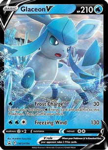 Glaceon V - SWSH196 - SWSH: Sword & Shield Promo Cards #SWSH196