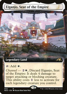 Eiganjo, Seat of the Empire (Extended Art) - Kamigawa: Neon Dynasty #502