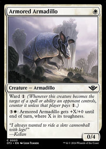 *Foil Armored Armadillo — OTJ — 3