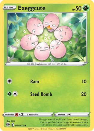 Exeggcute - SWSH09: Brilliant Stars #001