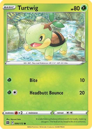 Turtwig - SWSH09: Brilliant Stars #006