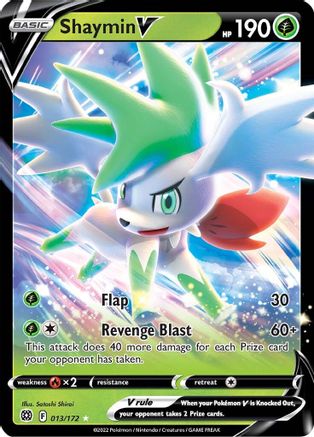 Shaymin V - SWSH09: Brilliant Stars #013