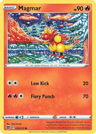 Magmar - SWSH09: Brilliant Stars #019