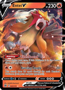 Entei V - SWSH09: Brilliant Stars #022