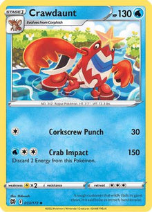 Crawdaunt - SWSH09: Brilliant Stars #033