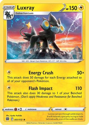 Luxray - SWSH09: Brilliant Stars #051