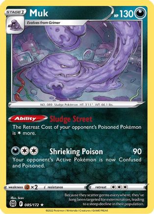 Muk - SWSH09: Brilliant Stars #085