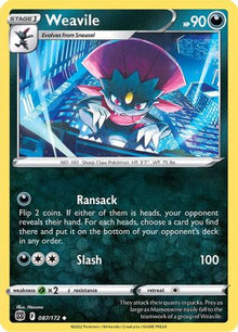 Weavile - SWSH09: Brilliant Stars #087