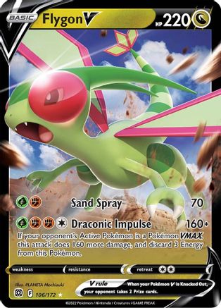 Flygon V - SWSH09: Brilliant Stars #106