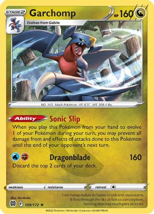 Garchomp - SWSH09: Brilliant Stars #109