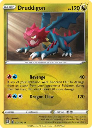 Druddigon - SWSH09: Brilliant Stars #113
